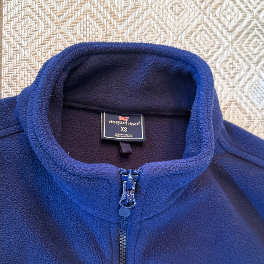 Vineyard Vines Navy Fleece Vest. Women’s Size XS. - Picture 5 of 16